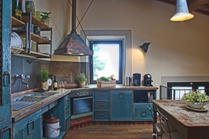 Cucina artigianale stile vintage indutrial design